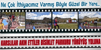 Bisiklet Parkuru ve Yürüyüş Yoluna Yoğun İlgi