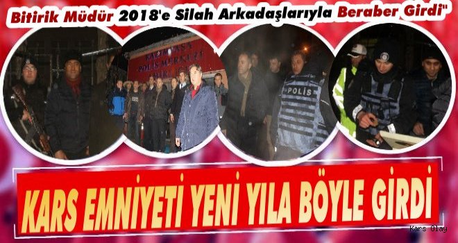 Bitirik Müdür Yeni Yıla Silah Arkadaşlarıyla Girdi