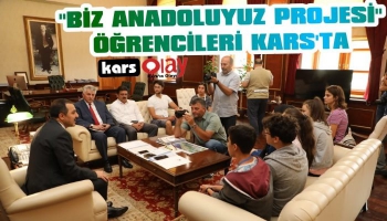 'Biz Anadoluyuz' Projesi Öğrencileri Kars'ta