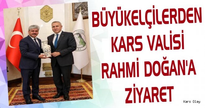 Büyükelçilerden Vali Doğan'a Ziyaret