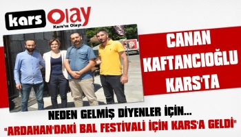 CHP İstanbul İl Başkanı Canan Kaftancıoğlu Kars'ta