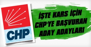 CHP Kars İçin Başkan Aday Adaylarını Açıkladı