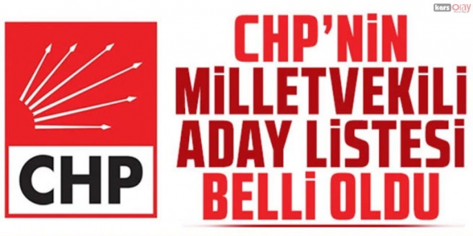 CHP'nin Kars Adayları Belli Oldu