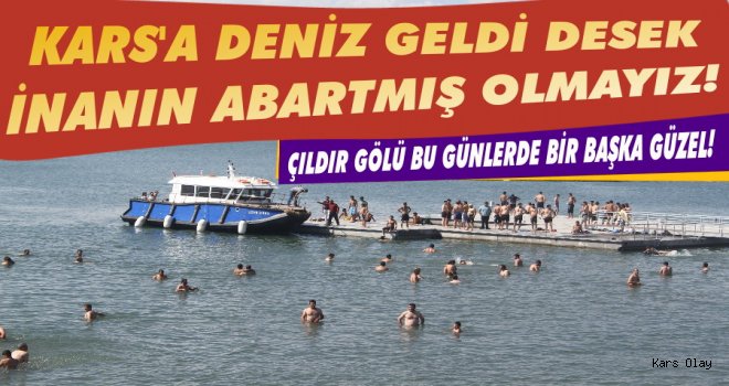 Çıldır Gölü Bu Günlerde Bir Başka Güzel!