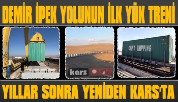 Çin'den Gelen İlk Yük Treni, Türkiye'de!