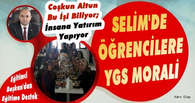 Coşkun Altun YSG İçin Öğrencilerle Bir Araya Geldi