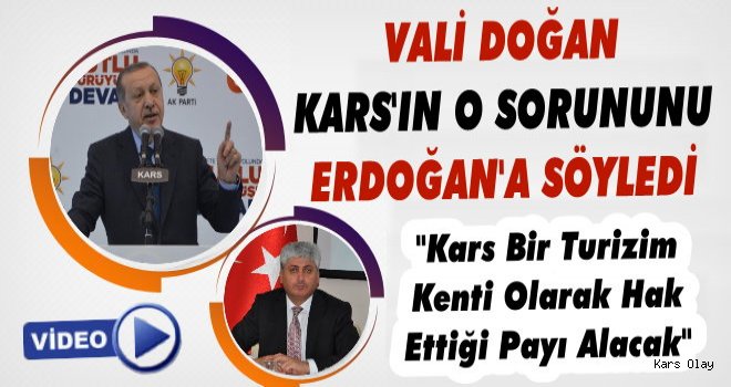 Cumhurbaşkanı Erdoğan'dan Kars'a uçak bileti müjdesi