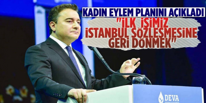 DEVA PARTİSİ KADIN EYLEM PLANINI AÇIKLADI