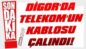 Digor’da Telekom’a Ait 530 Mete Kablo Çalındı