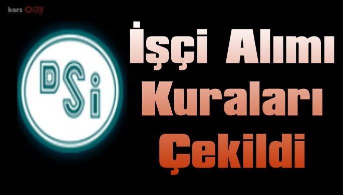 DSİ Daimi İşçi Alımı Kuraları Çekildi