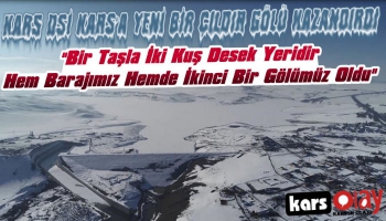 DSİ Kars'a Yeni Bir Çıldır Gölü Kazandırdı