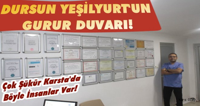 Dursun Yeşilyurt'un Gurur Duvarı