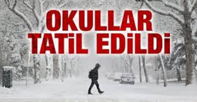 Eğitime Kar Engeli, Okullar Tatil Edildi