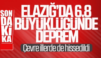 Elazığ'da 6.8 Şiddetinde Deprem