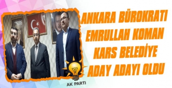 Emrullah Koman Kars AK Parti'den Aday Adaylığı Başvurusunu Yaptı