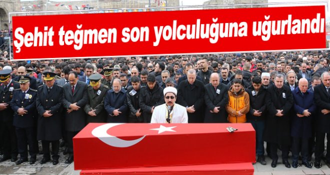 Erzurum'lu Şehit Teğmen Son Yolculuğuna Uğurlandı