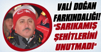 Eski Kars Valisi Rahmi Doğan Sarıkamış Şehitlerini Unutmadı