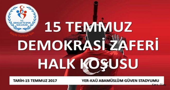 Gençlik Spor 15 Temmuzda Kars'ta Halk Koşusu Yapacak!