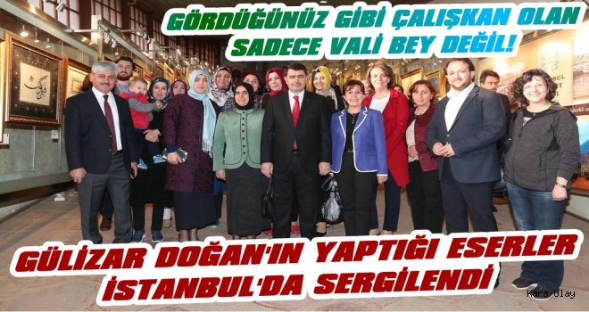 Gülizar Doğan'ın Yaptığı Eserler İstanbul'da Sergilendi