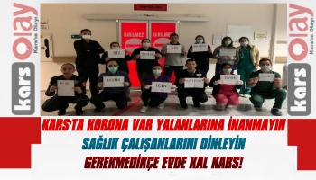 Harakani Hastanesi'nden Evde Kalın Mesajı