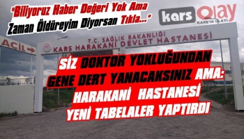 Harakani Hastanesi Yeni Tabelalar Yaptırdı