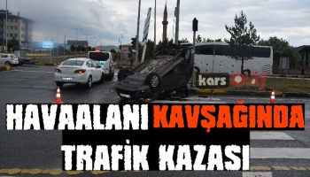 Havaalanı Kavşağında Trafik Kazası