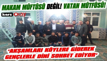 Helal Olsun Kars Müftüsü Eviş'e