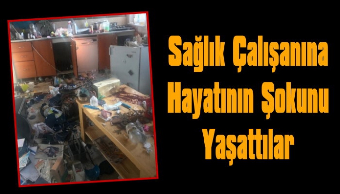 Hırsızlar Sağlık Çalışanına Hayatının Şokunu Yaşattı