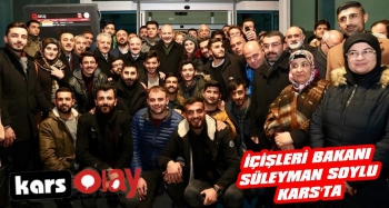 İçişleri Bakanı Süleyman Soylu Kars'ta