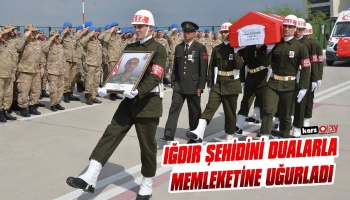 Iğdır Şehidi Memleketine Uğurlandı