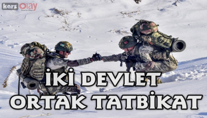 İki ordu  'Kış Tatbikatı' için Kars'ta