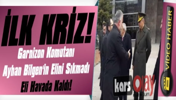 İlk Kriz! Asker Bilgen'in Elini Sıkmadı