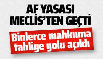 İnfaz Yasası TBMM'den Geçti