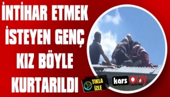 İntihar Etmek İsteyen Genç Kız Böyle Kurtarıldı