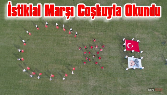 İstiklal Marşı Kars'ta Coşkuyla Okundu!