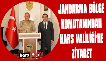 Jandarma Bölge Komutanından Kars Valiliği'ne Ziyaret