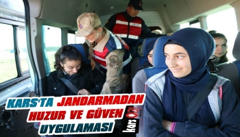 Jandarma'dan Kars'ta Huzur ve Güven Uygulaması