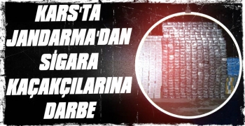 Jandarma'dan Sigara Kaçakçılarına Darbe