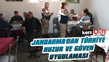 Jandarma'dan Türkiye Huzur ve Güven Uygulaması