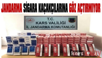 Jandarma Sigara Kaçakçılarına Göz Açtırmıyor