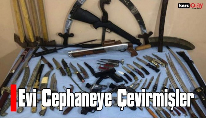 Jasat Ele Geçirdi, Evi Cephaneye Çevirmişler!