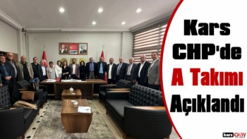 CHP Kars İl Başkanı Onur Uludaşdemir'in A Takımı Açıklandı