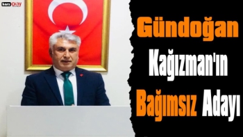 Hayrettin Gündoğan Kağızman Bağımsız Belediye Başkan Adayı Olduğunu Açıkladı