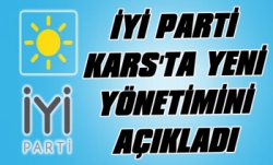 İYİ Parti Kars'ta Yeni Yönetimini Açıkladı