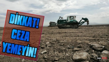 Kars Belediyesi Uyardı, Ceza Yemeyin!