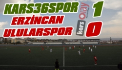 Kars36spor:1 - Erzincan Ulularspor:0