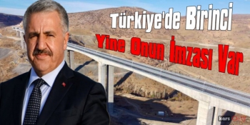 Temeli Ahmet Arslan'ın Bakanlığı Döneminde Atılan Türkiyenin En Yüksek Viyadüğü Hizmete Açıldı