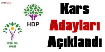 Yeşil Sol Parti Kars Milletvekili Adayları Açıklandı