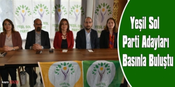 Yeşil Sol Parti Kars Milletvekili Adayları Gazetecilerle Bir Araya Geldi