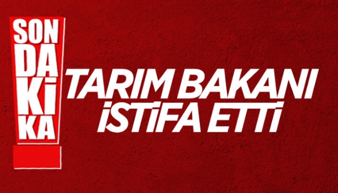 Kabinede Revizyon, Tarım Bakanı Bekir Pakdemirli istifa etti